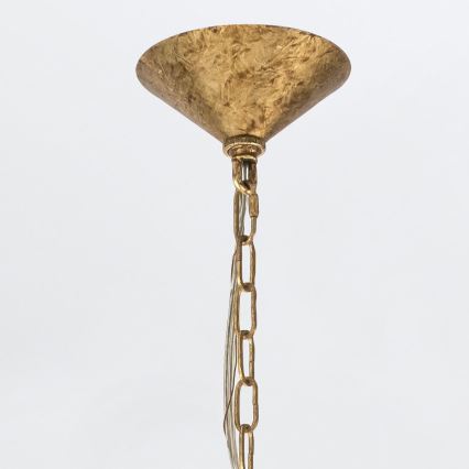 Quintiesse - Kronleuchter mit Kette MERIDIAN 9xE14/40W/230V Ø 57,2 cm gold