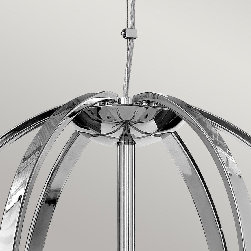 Quintiesse - MONDO LED-Pendelleuchte an Kabel 3xG9/3W/230V Ø 45,7 cm glänzender Chrom