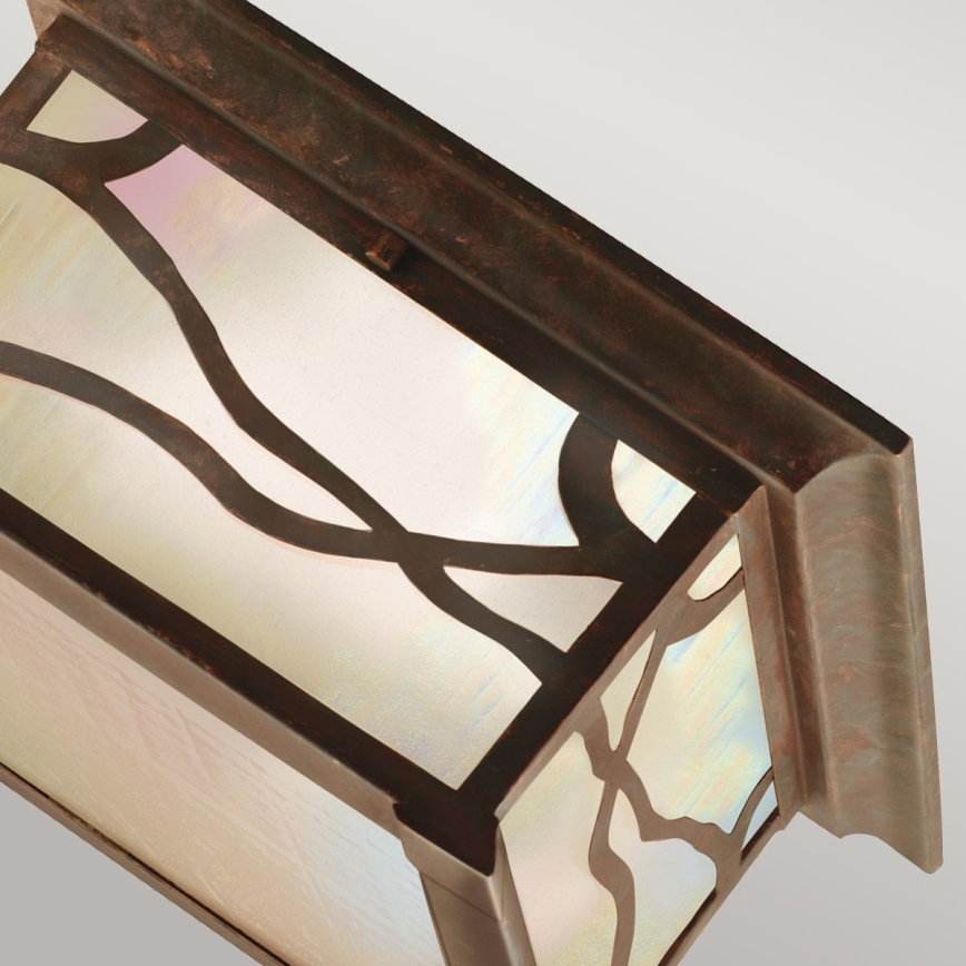 Quintiesse - Außen-Deckenleuchte MORRIS 2xE27/60W/230V IP44 bronzefarben