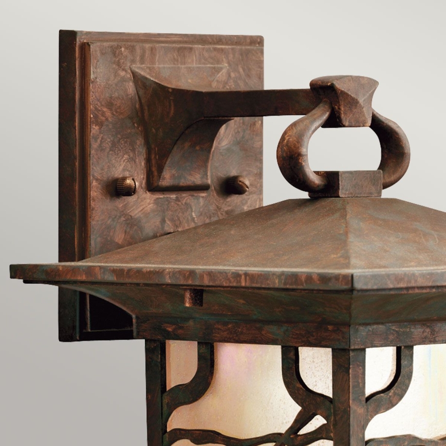 Quintiesse - Außenwandleuchte MORRIS M 1xE27/60W/230V IP44 Bronze