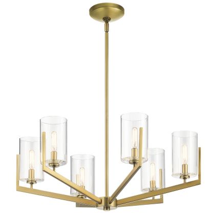Quintiesse - Stangenleuchte NYE 6xE14/40W/230V Ø 71,1 cm gold