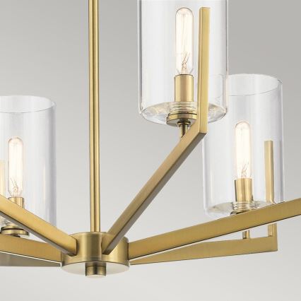 Quintiesse - Stangenleuchte NYE 6xE14/40W/230V Ø 71,1 cm gold