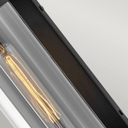 Quintiesse - Außenwandleuchte PEARSON M 1xE27/60W/230V IP44 schwarz