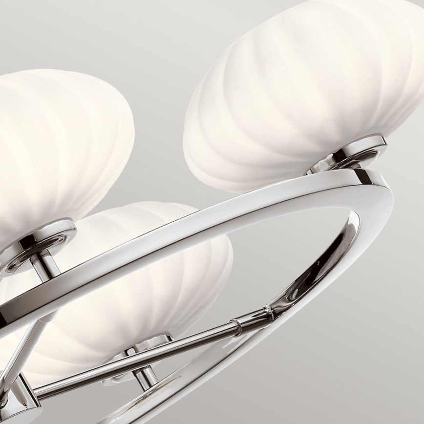 Quintiesse - LED-Badezimmer-Deckenleuchte an Stange PIM 5xG9/3W/230V Ø 71,1 cm IP44 Hochglanz-Chrom