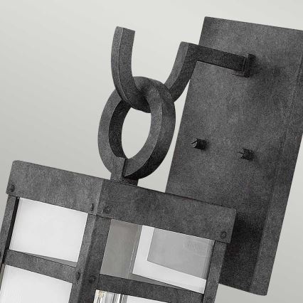 Quintiesse - Außenwandleuchte PORTER M 1xE27/60W/230V IP44 schwarz