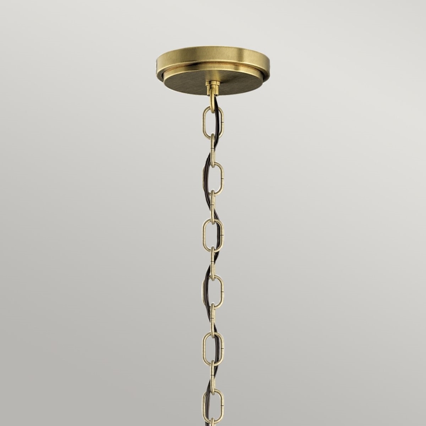 Quintiesse - Pendelleuchte ROUX mit Kette 3xE27/60W/230V, Ø 40,6 cm, gold