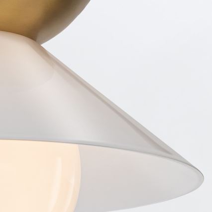 Quintiesse - Deckenleuchte SAUCER 1xE27/40W/230V Ø 36,6 cm goldfarben