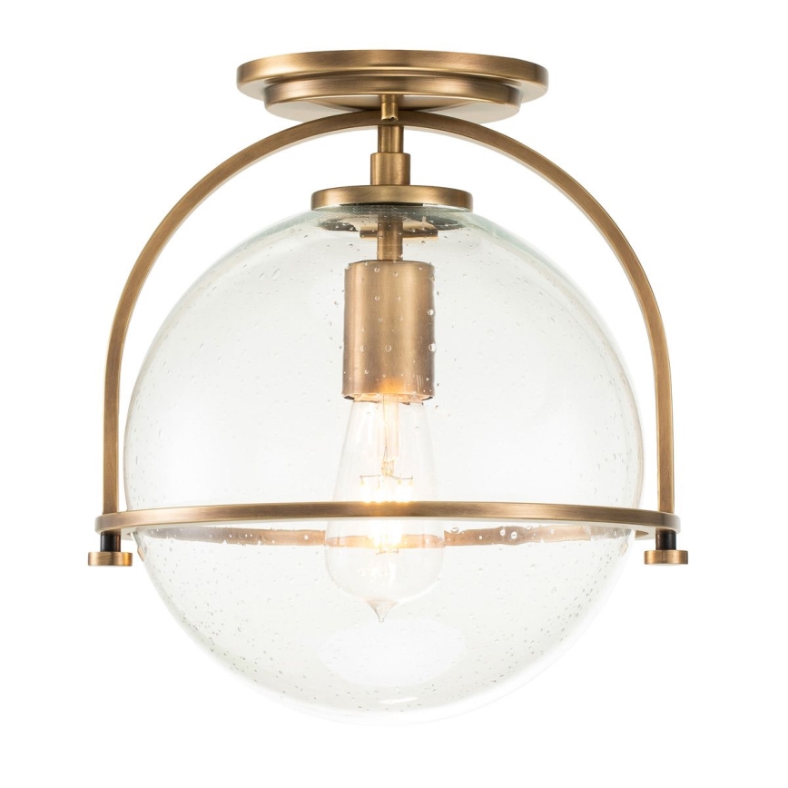 Quintiesse - Deckenleuchte SOMERSET 1xE27/60W/230V Ø 28,2 cm goldfarben