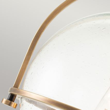 Quintiesse - Deckenleuchte SOMERSET 1xE27/60W/230V Ø 28,2 cm goldfarben
