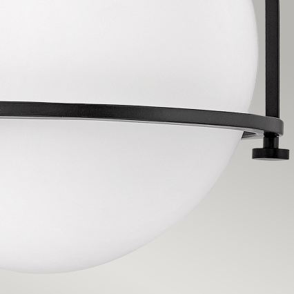 Quintiesse - Deckenleuchte SOMERSET 1xE27/60W/230V Ø 28,2 cm schwarz