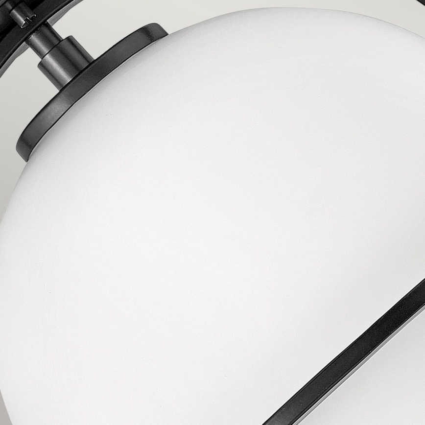 Quintiesse - Deckenleuchte SOMERSET 1xE27/60W/230V Ø 28,2 cm schwarz