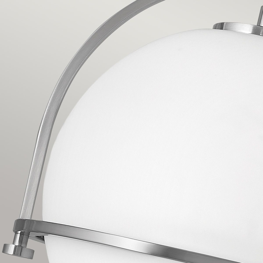 Quintiesse - Deckenleuchte SOMERSET 1xE27/60W/230V Ø 28,2 cm mattchrom