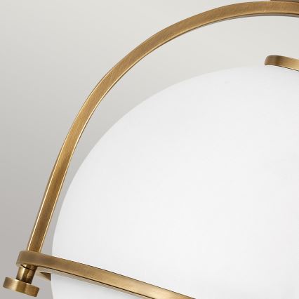 Quintiesse - Deckenleuchte SOMERSET 1xE27/60W/230V Ø 28,2 cm goldfarben