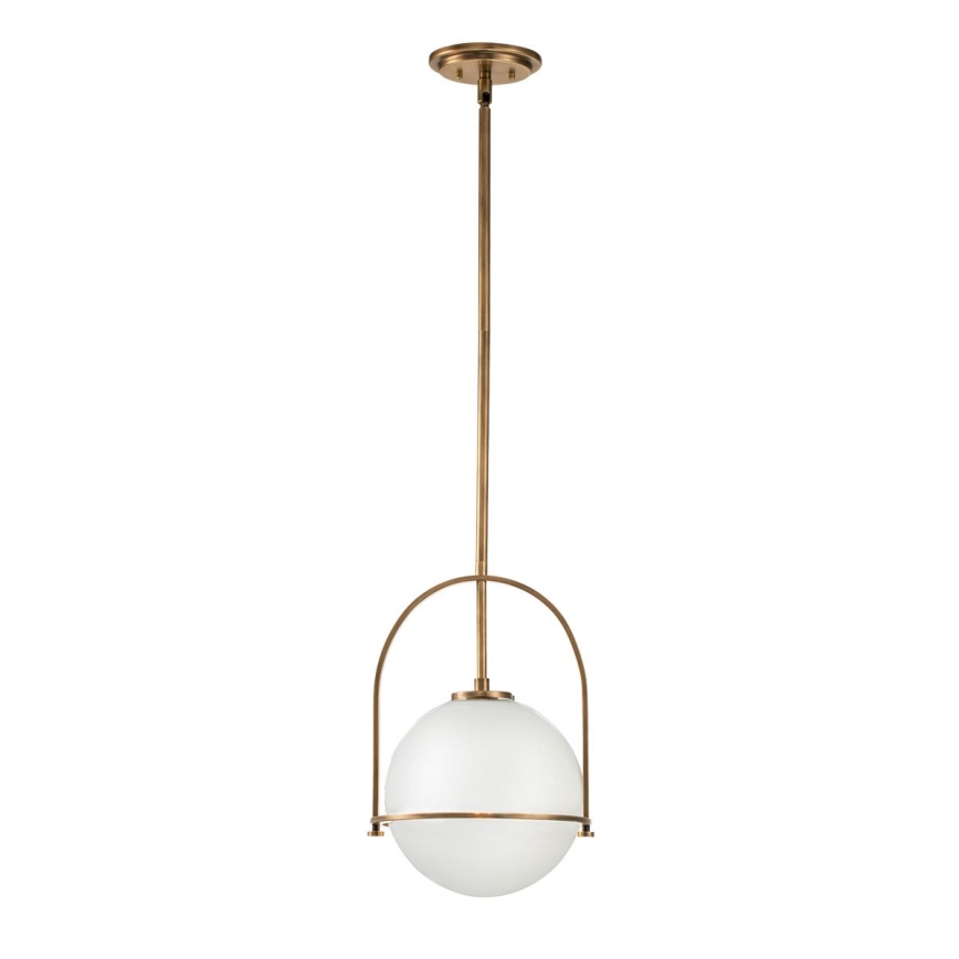 Quintiesse - Deckenleuchte an Stange SOMERSET 1xE27/60W/230V Ø 28,9 cm, bronzefarben