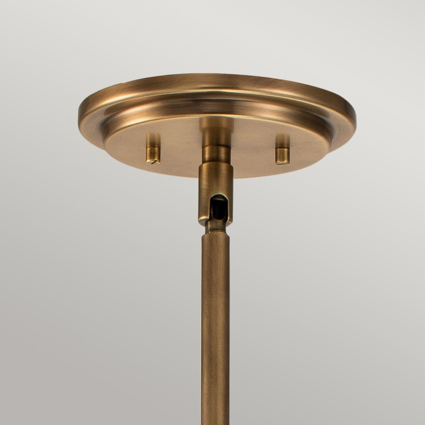 Quintiesse - Deckenleuchte an Stange SOMERSET 1xE27/60W/230V Ø 28,9 cm, bronzefarben