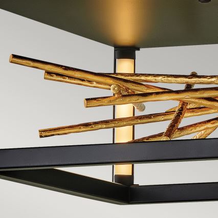 Quintiesse - LED Deckenleuchte STYX LED/8W/230V schwarz/gold