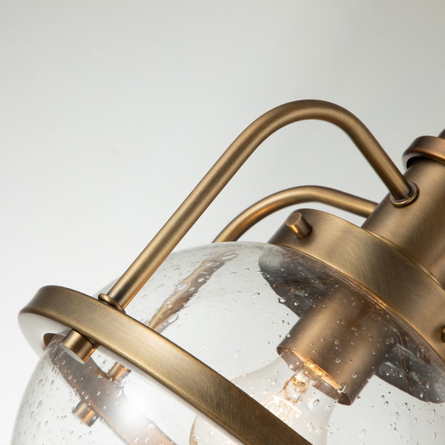 Quintiesse - Außen-Pfostenleuchte TRIOCENT 1xE27/40W/230V Ø 24 cm IP44 bronzefarben