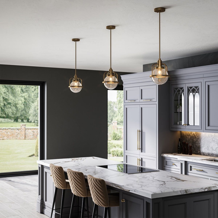 Quintiesse - Außen-Pfostenleuchte TRIOCENT 1xE27/40W/230V Ø 24 cm IP44 bronzefarben