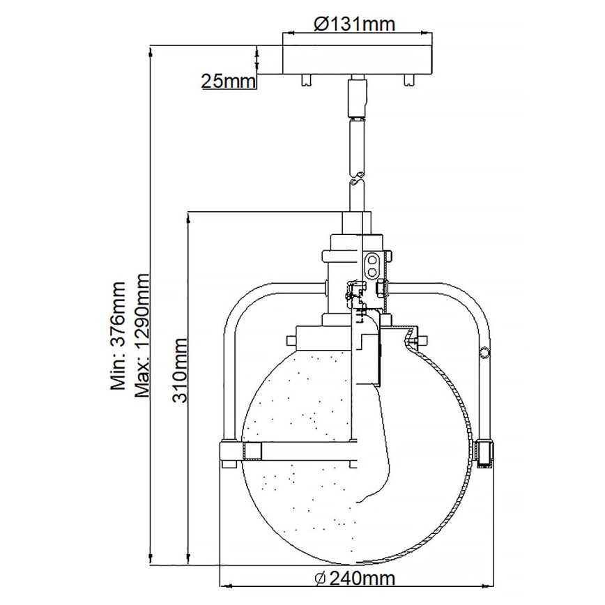 Quintiesse - Außen-Pfostenleuchte TRIOCENT 1xE27/40W/230V Ø 24 cm IP44 bronzefarben