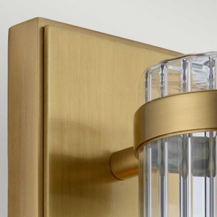 Quintiesse - LED-Badezimmer-Wandleuchte WELLINGTON 1xE27/7W/230V IP44 gold