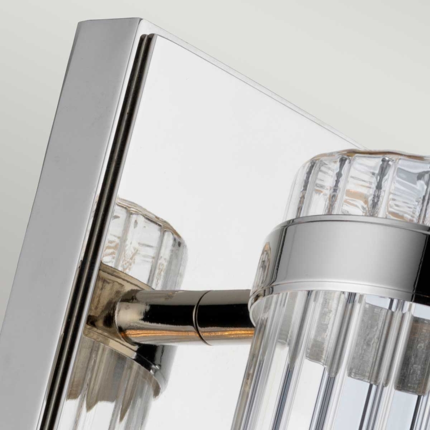 Quintiesse - Badezimmer-Wandleuchte WELLINGTON 1xE27/60W/230V IP44 glänzender Chrom