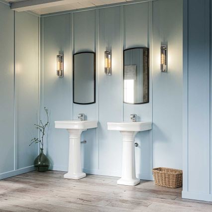 Quintiesse - Badezimmer-Wandleuchte WELLINGTON 1xE27/60W/230V IP44 glänzender Chrom