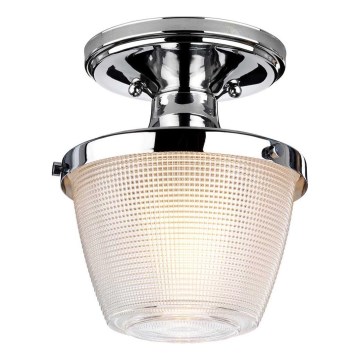 Quoizel - Deckenleuchte für Badezimmer DUBLIN 1xE27/40W/230V IP44 glänzendes Chrom