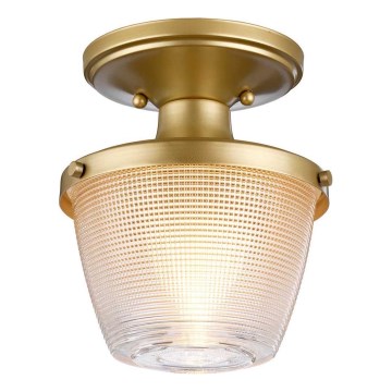 Quoizel - Deckenleuchte für Badezimmer DUBLIN 1xE27/40W/230V IP44 golden