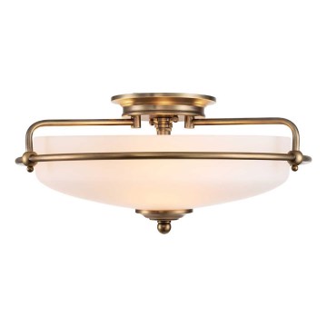 Quoizel - Deckenleuchte GRIFFIN 3xE27/60W/230V bronzefarben