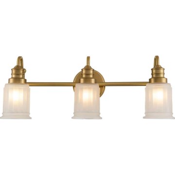 Quoizel - LED Badezimmer Wandleuchte SWELL 3xG9/3W/230V IP44 gold
