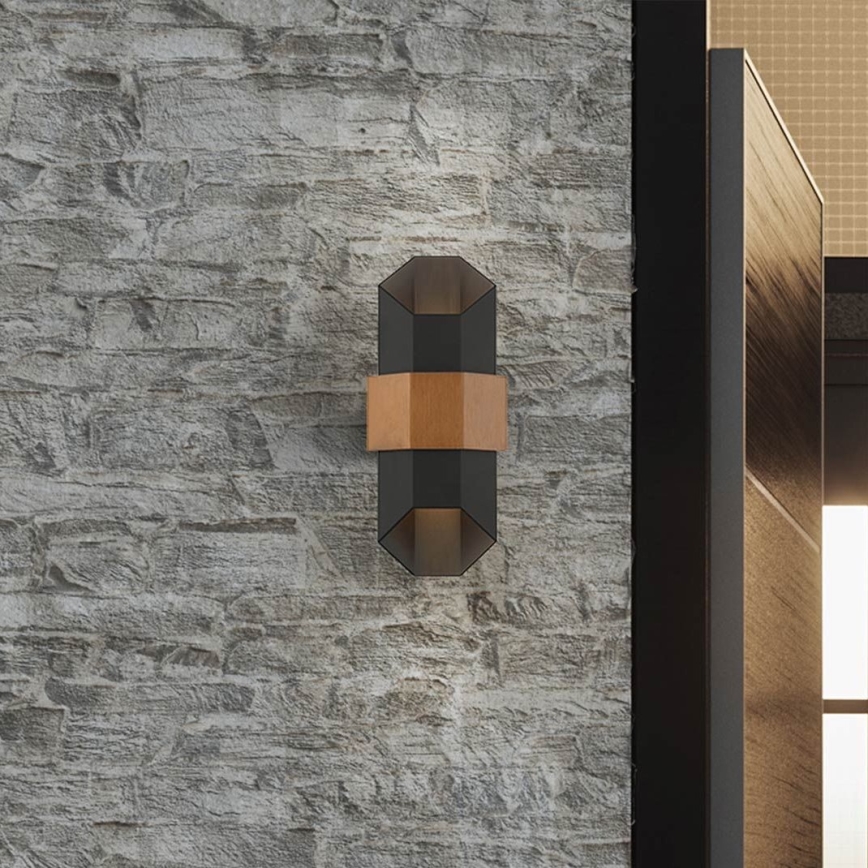 Quoizel - LED-Outdoor-Wandleuchte CHASM 2xLED/5,5W/230V IP44