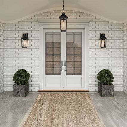 Quoizel - Außenwandleuchte BUCKLEY M 1xE27/40W/230V IP44 schwarz