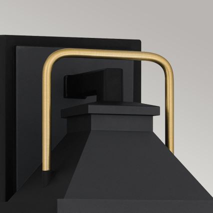 Quoizel - Außenwandleuchte BUCKLEY S 1xE27/40W/230V IP44 schwarz