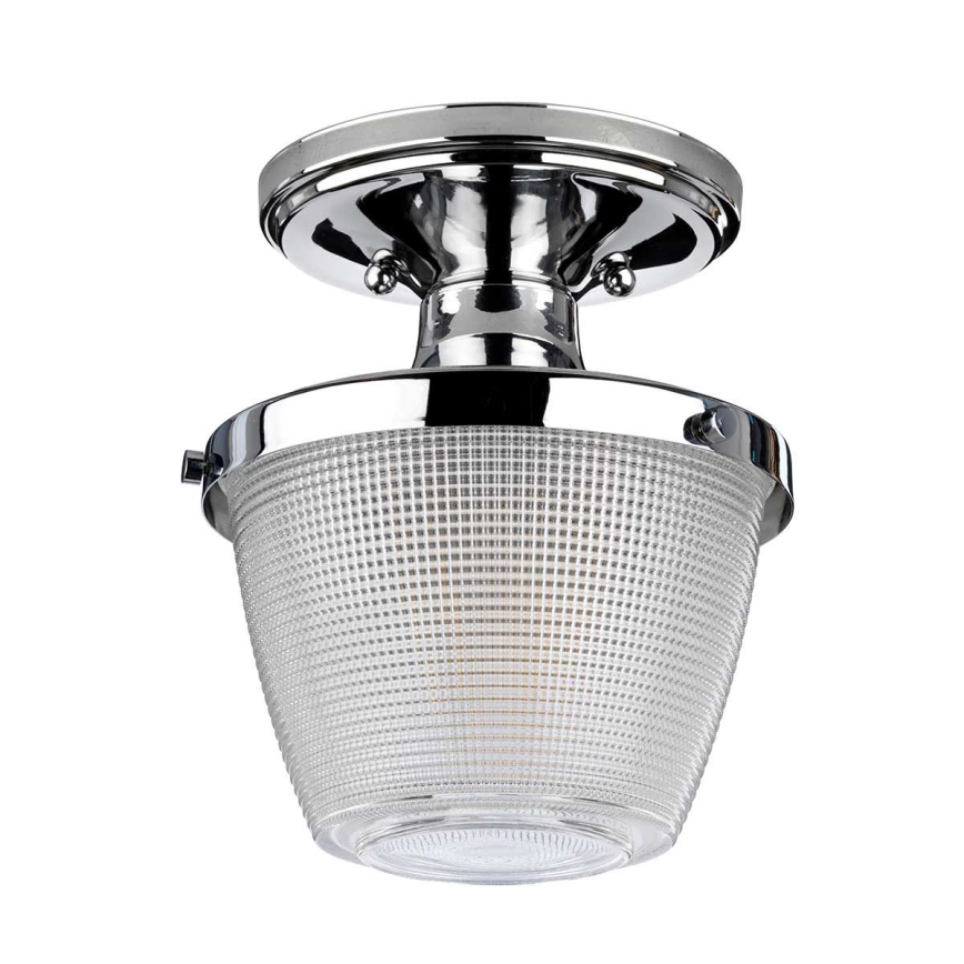 Quoizel - Deckenleuchte für Badezimmer DUBLIN 1xE27/40W/230V IP44 glänzendes Chrom