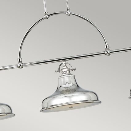 Quoizel - Hängeleuchte an Kette EMERY 3xE27/100W/230V glänzendes Chrom