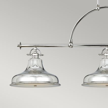 Quoizel - Hängeleuchte an Kette EMERY 3xE27/100W/230V glänzendes Chrom