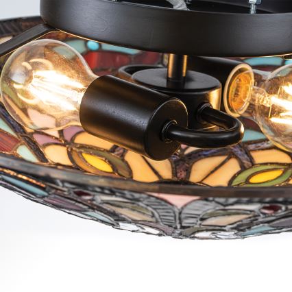 Quoizel - Deckenleuchte Tiffany LARISSA 2xE27/40W/230V Ø 41,2 cm