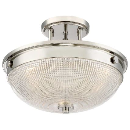Quoizel - Anbauleuchte MANTLE 2xE27/60W/230V glänzendes Chrom