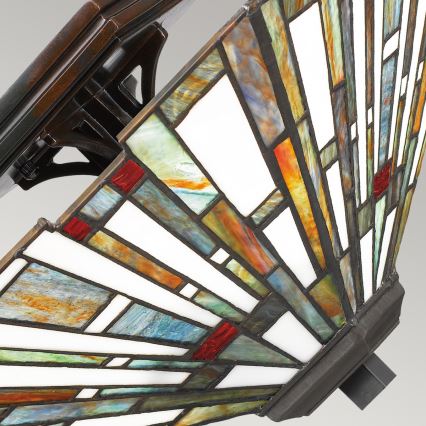 Quoizel - Deckenleuchte Tiffany MAYBECK 2xE27/60W/230V