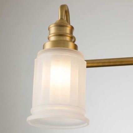 Quoizel - LED Badezimmer-Wandleuchte SWELL 4xG9/3W/230V IP44 Gold