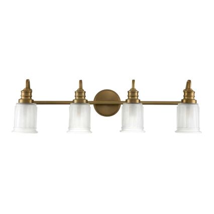 Quoizel - LED Badezimmer-Wandleuchte SWELL 4xG9/3W/230V IP44 Gold