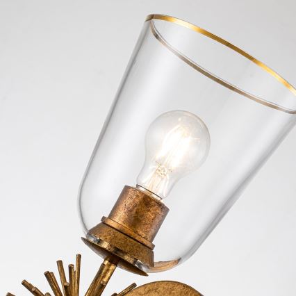 Quoizel - Wandleuchte STARING, 1x E27/40 W/230 V, in Kupferoptik