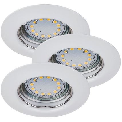 Rabalux - SET 3x LED-Einbauleuchte 3xGU10/3W/230V IP40