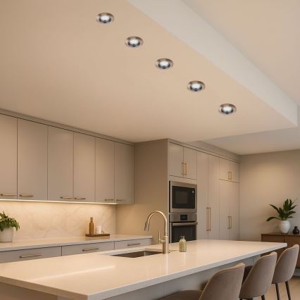 Rabalux - SET 3x LED-Einbauleuchte 3xGU10/3W/230V IP40