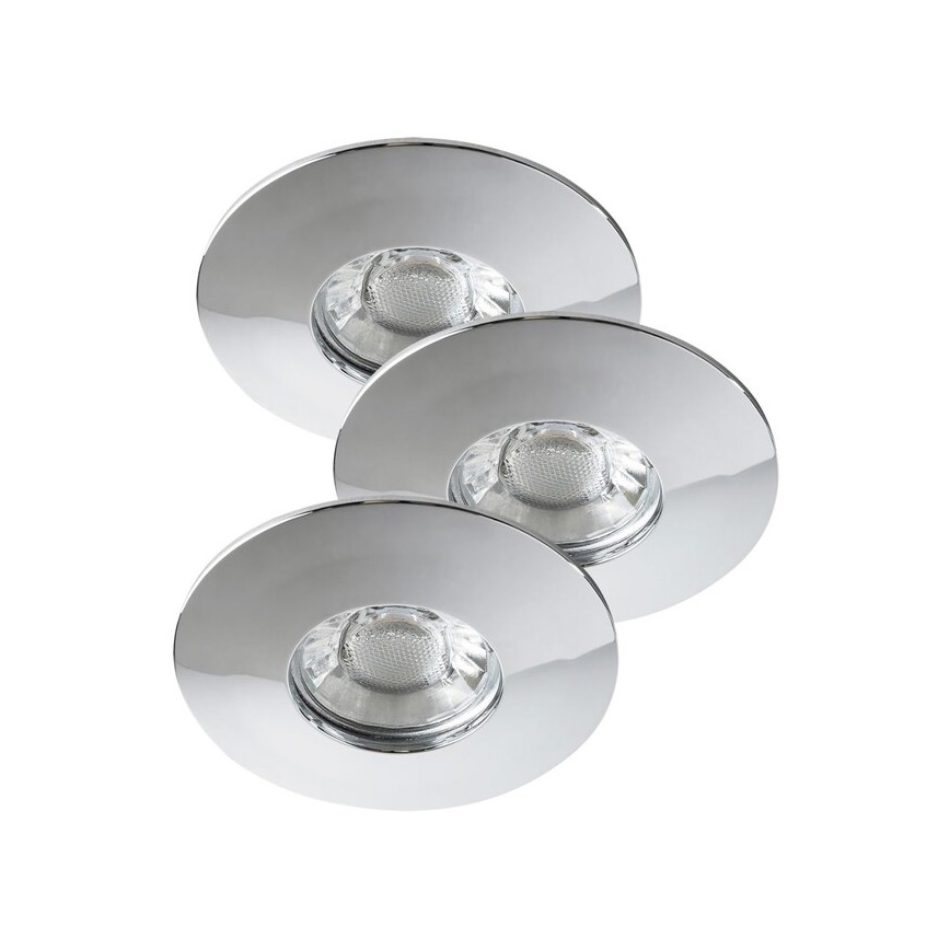 Rabalux - SET 3x LED Badezimmer-Einbaustrahler LED/4W/230V IP44