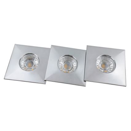 Rabalux 1079 - 3er SET -  LED Bad-Einbaubeleuchtung RANDY 3xLED/4W/230V