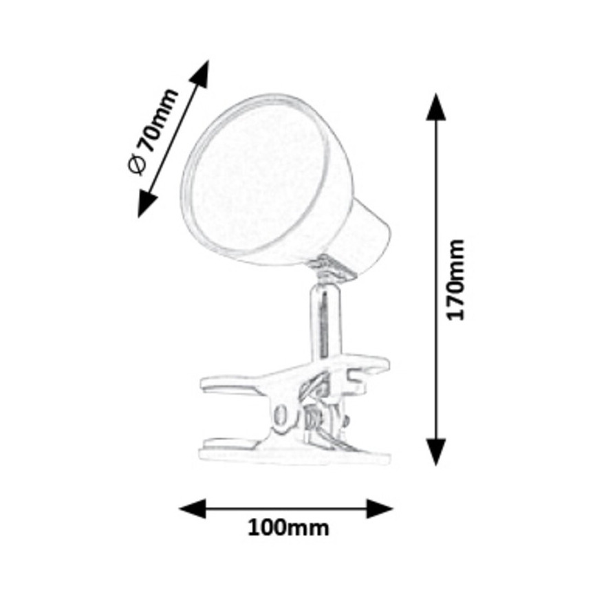 Rabalux - LED Lampe mit Clip LED/5W/230V