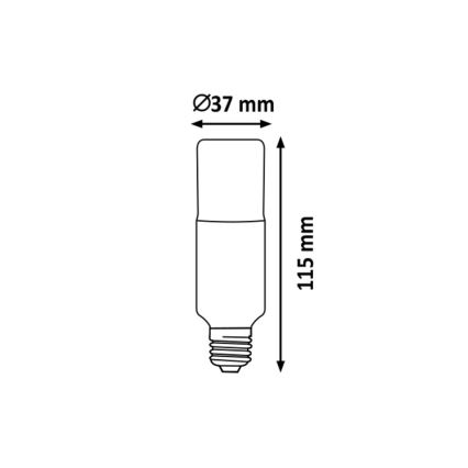 Rabalux - LED-Leuchtmittel T37 E27/9W/230V 3000K