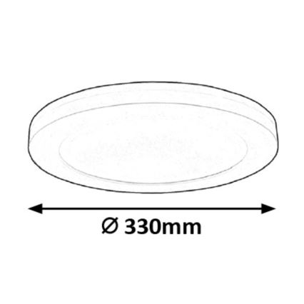 Rabalux - LED-Deckenleuchte mit Sensor LED/30W/230V 33 cm