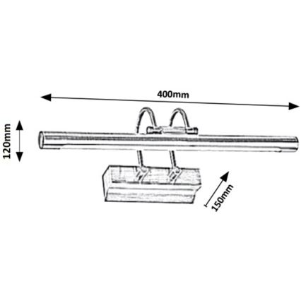 Rabalux - LED-Bilderleuchte LED/9W/230V